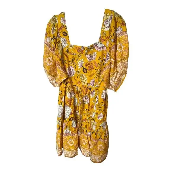 Band of Gypsies Collective Women's Size Medium Fit Flare Mini Flounced Dress NWT - Picture 3 of 7